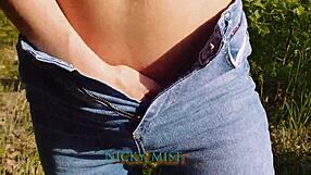 Outdoor Handjob With Stepsister In Panties