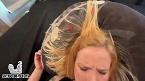 Oh wow! One night stand with Jane Cane turns shiny cock wild!