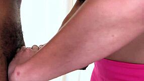 Yoga girl tries big black cock