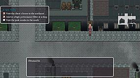 Girl's Small Tits Exposed! Men Don't Notice in Detective Girl Adventure!