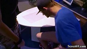 Notgeile Milf Chefin Seduces Young Azubi for Hardcore Blowjob at Work