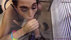 hot teen sucks stepbros banana