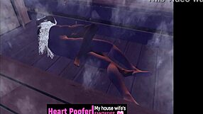 what's heating up at the sauna with wild cartoon action?