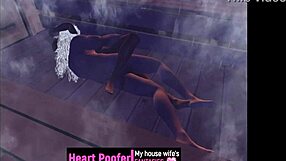 what's heating up at the sauna with wild cartoon action?