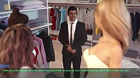 A wife and stepmother engage in detailed hentai sex scenes