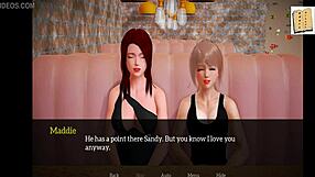 My new family game unfolds with a redhead teen in wild 3D