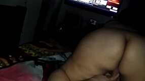 BBW Wife Cheating on Hubby with Stranger in Homemade Doggystyle Clip