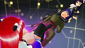 Escenas de Girl B - Parte 39: Señor Monstruo 5, ¿Quién Sigue Cayendo?