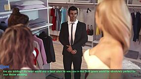 A wife and stepmother engage in detailed hentai sex scenes