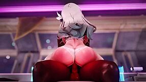 Hotaru Rides Cowgirl Style