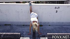 Alex little fucks missionary style!