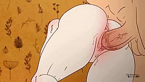 frieren trapped in cum, gets ass fucked