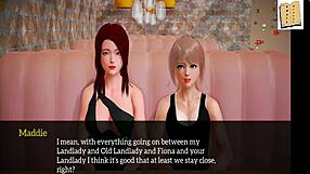 My new family game unfolds with a redhead teen in wild 3D