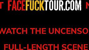 Amateur Babe Embarks on Face Fuck Tour for DIY Deep Throat Demo