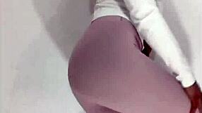 Asian Brunette Masturbates Wet Pussy