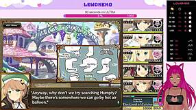 Vtuber Lewdneko Plays Evenicle, Showing Off Her Huge Tits - Part 18