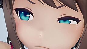 maya from kantai collection getting fucked in anime style