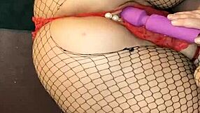 christmas striptease with ripped clothes