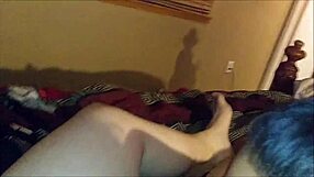 chubby pof slut tries to suck my cock but can't make me cum