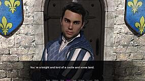 Blonde knight's tale begins with shaved pussy adventure