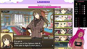 Vtuber Lewdneko Plays Evenicle, Showing Off Her Huge Tits - Part 18