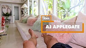 pov - abella danger and aj applegate crave a wild pussy banging trio with me