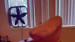 Ebony bbw pounding ends with huge bbc cumshot on her fat ass