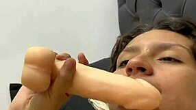 black couple rides big cock and cums on tits after car wash