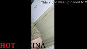 Argentinian Girl Begs for Hard Action by the Elevator in Medellin Colombia.