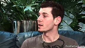 Aiden Blue Sucks Big Gay Cock in First Hardcore Video!