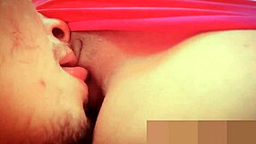 Intense ass sucking on balcony