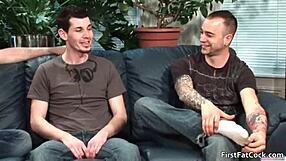 Aiden Blue Sucks Big Gay Cock in First Hardcore Video!