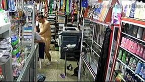 who knew checking security cameras would reveal such a mature anime massage surprise?