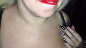 Blondie Married Takes Glory Hole Gangbang