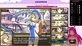 Vtuber Lewdneko Plays Evenicle, Showing Off Her Huge Tits - Part 18