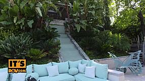 pov - abella danger and aj applegate crave a wild pussy banging trio with me