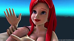 Masterdan's Little Mermaid in steamy 3D erotica