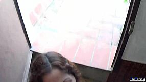 My horny Peruvian neighbor surprises me with a blowjob and swallows every drop