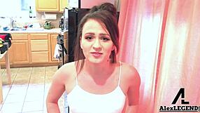 big assed brunette alex more riding french lord alex legend’s long hard cock