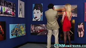 Blonde Babe Handjob Blowjob in Reality Amcf 43