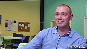 Young gay boy experiences his first hot sex encounter during pantsless Friday event with intense details