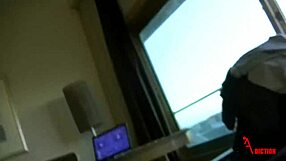 Redhead Sucks Big Dick In Public With Lulu And Jose