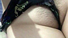 horny filipina girlfriend teases during rainy day