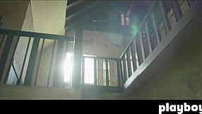 alexandra tyler exposes tits outdoor!