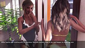 Wife and stepmother in intense erotic encounter