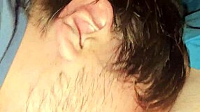 Gay man deepthroats cock during masturbation