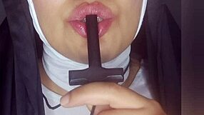 Pregnant Sor Rita Toys Pussy Hard