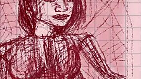 drawing beautiful asian milf hentai art