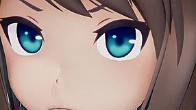 มายะ จาก Kantai Collection โดนเย็ดสไตล์อนิเมะ