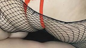 christmas striptease with ripped clothes